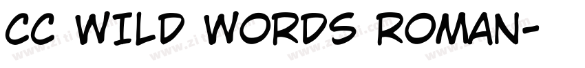CC WILD WORDS ROMAN字体转换